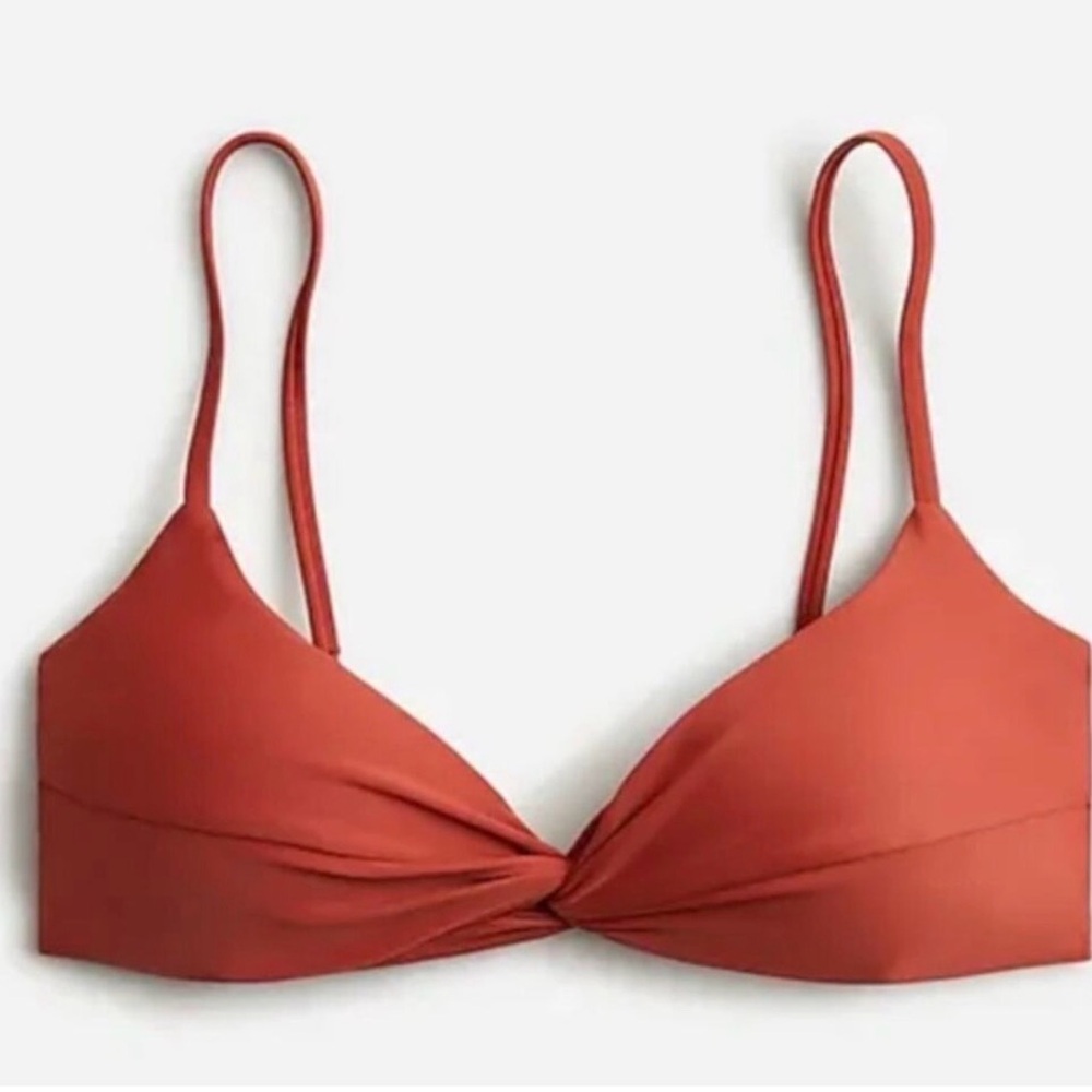 J Crew strappy twist bikini top